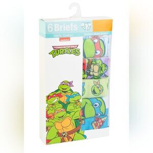 Nickelodeon TMNT Kids' Colorful 6 Briefs Set 4T